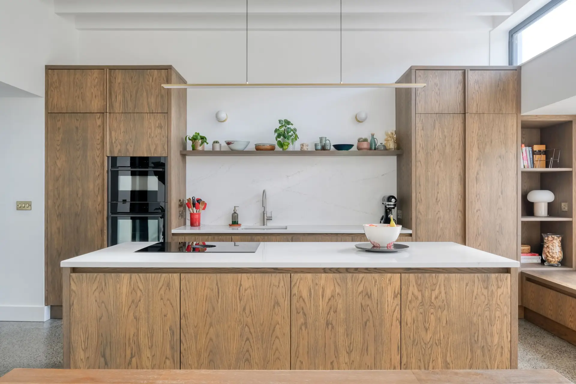 A bright and airy modern kitchen renovation.