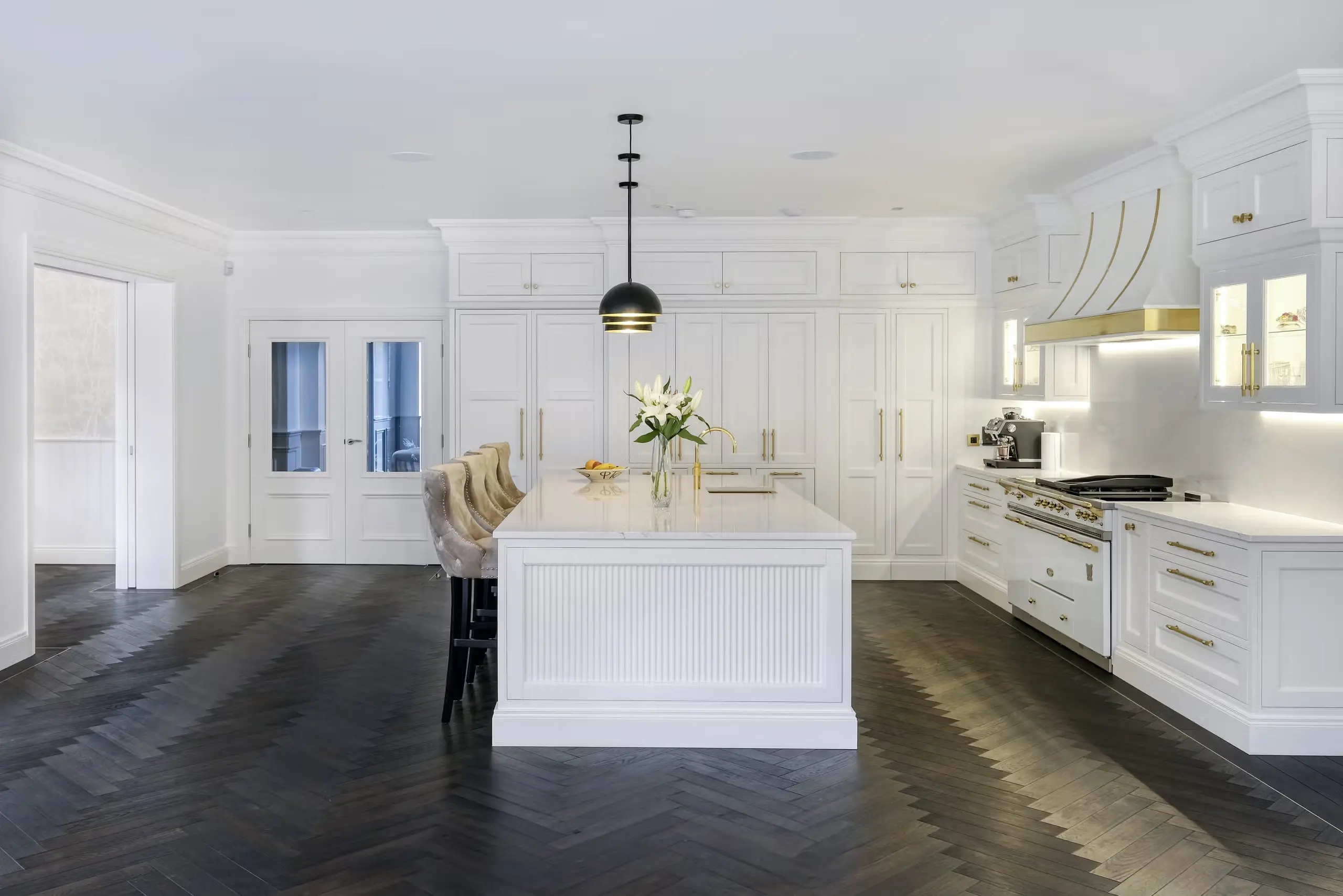 A bright and airy modern kitchen renovation.